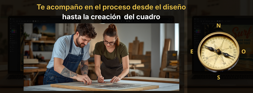 Cuadros en 3 pasos