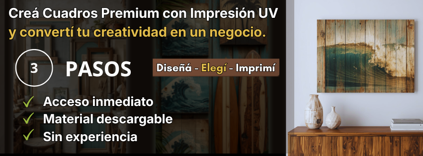 Cuadros en 3 pasos