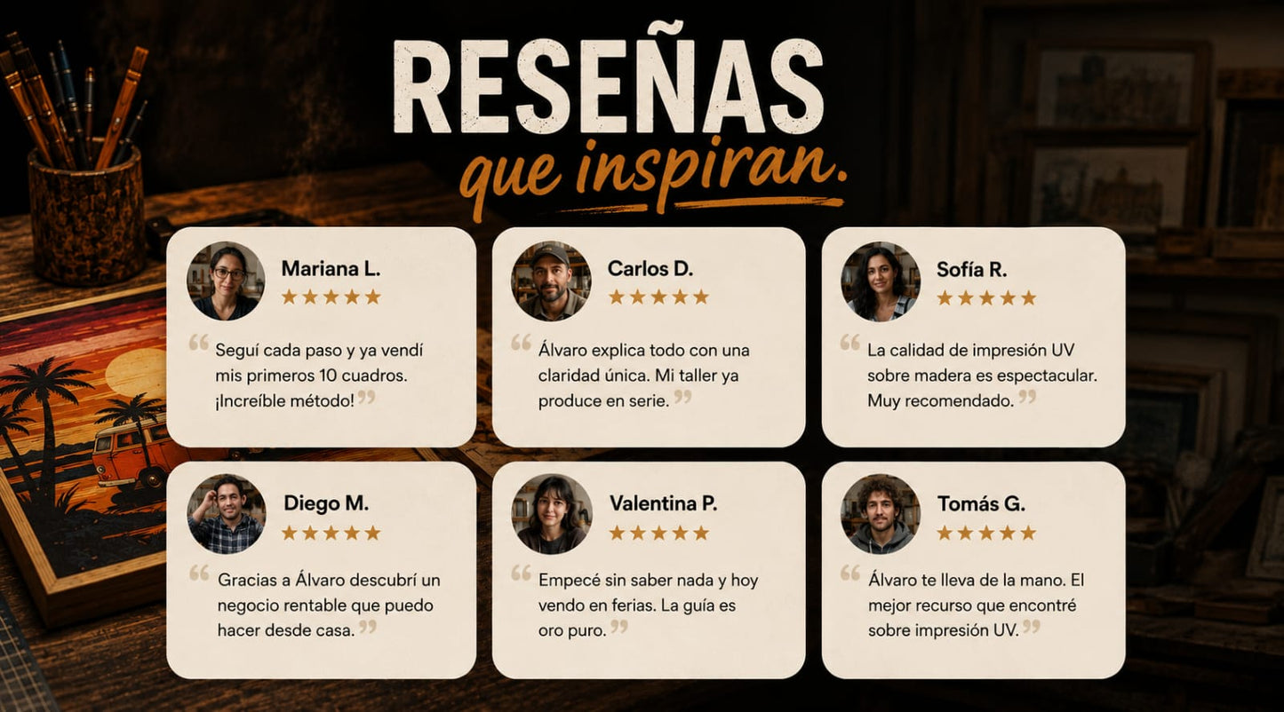 Cuadros en 3 pasos